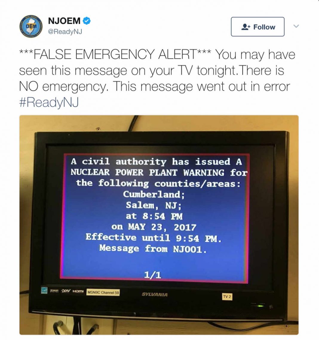 Emergency Alert System Accidentally Activates, Sends Nuclear Warnings